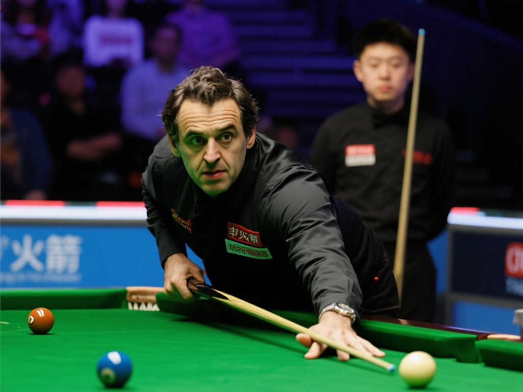 !奥沙利文状态低迷,被赵心童连胜八局,赛中苦涩表情频现